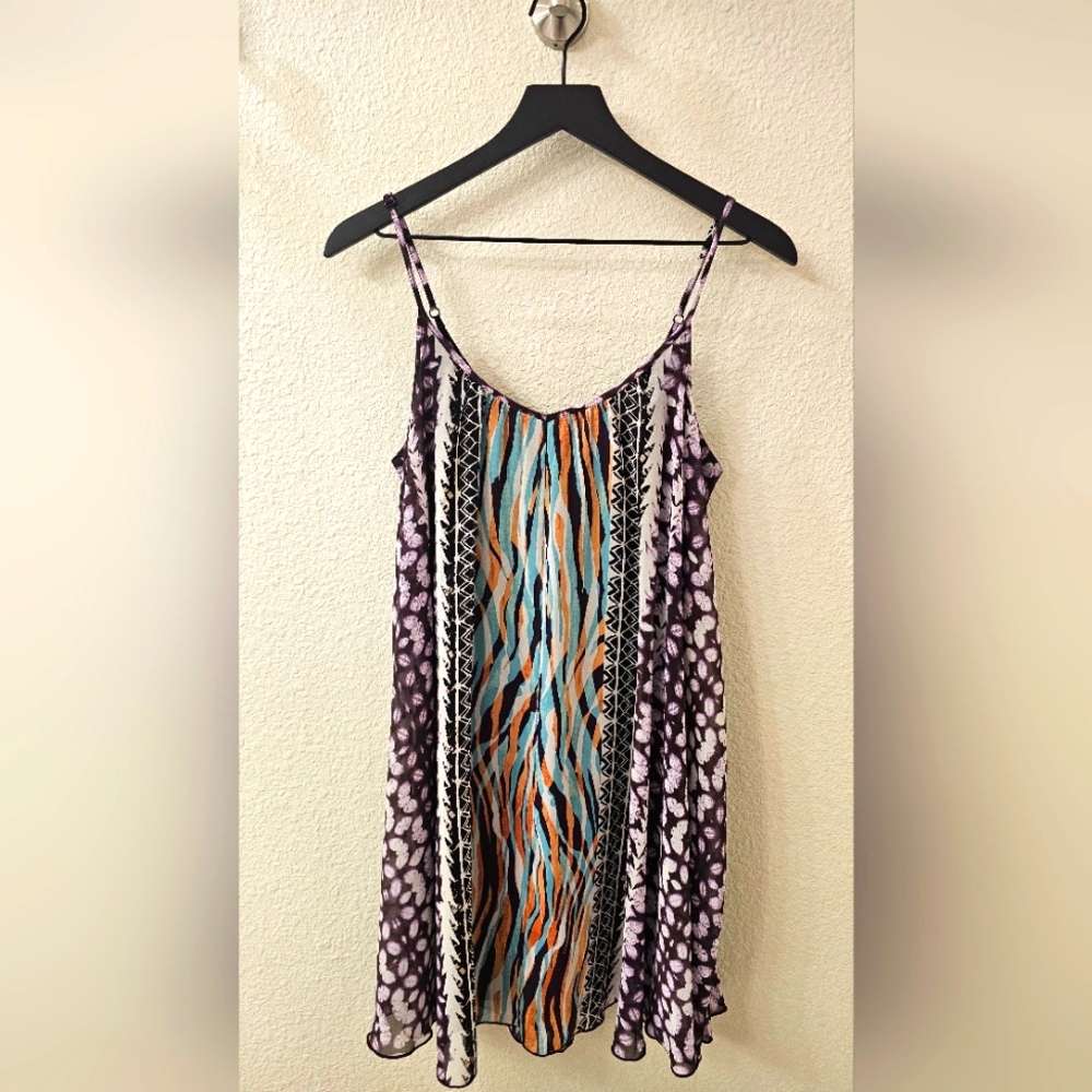 Express Multicolor Sleeveless Women's Dress